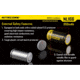 Nitecore NL166 650mAh Rechargeable Li-ion RCR123A 16340 Battery, Yellow, 6952506490318