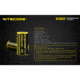 Nitecore NL1665R 650mAh USB Rechargeable 16340 Battery, Yellow, 6952506492411
