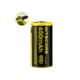 Nitecore NL1665R 650mAh USB Rechargeable 16340 Battery, Yellow, 6952506492411