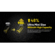 Nitecore NL169R 950mAh USB-C Rechargeable 16340 Battery, Yellow, BAT-NITE-16340-NL169R