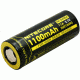 Nitecore NL18490A IMR 18490 1100mAh 3.7V Protected High-Drain 11A Lithium Manganese (LiMn2O4) Flat Top Battery, Boxed, Black NITECORE-NL18490A-FLAT