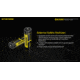Nitecore NL2150RX 5000mAh USB-C Rechargeable 21700 Battery, Black/Yellow, 6952506495535