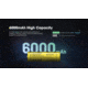 Nitecore NL2160HP 6000mAh Rechargeable 21700 Battery, Black/Yellow, 6952506496426