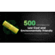 Nitecore NL2160HP 6000mAh Rechargeable 21700 Battery, Black/Yellow, 6952506496426