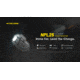 Nitecore NPL25 900 Lumens Rechargeable Compact Rail Mount LED Flashlight, Black, 6952506408108