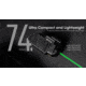Nitecore NPL25 GL 900 Lumens LED Weapon Light w/Green Laser Sight, Lithium Ion, Black, NPL25 GL