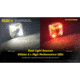 Nitecore NU05 v2 High Performance LED Rechargeable Red White Safety &amp; Signal Light, White/Red, 40 Lumens, Black, 6952506407286