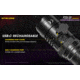 Nitecore P20i UV 1800 Lumen Rechargeable Flashlight with UV Light, Black, 6952506406616