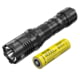 USED, Nitecore P20i UV Luminus SST-40-W LED Rechargeable Flashlight w/UV Light, 21700, White, 1800 Lumens, Black, 6952506406616