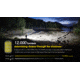 Nitecore TM12K Rechargeable Tactical LED Flashlight, 12,000 Lumens, USB-C, Black, FL-NITE-TM12K