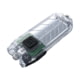 Nitecore TUBE v2.0 High Performance LED USB Rechargeable Keychain Flashlight, White, 55 Lumens, Transparent, 6952506405398
