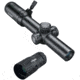 Bushnell 1-8x24mm AR Optics Rifle Scope,w/Illuminated BTR-1 Reticle, AR71824I w/ Trybe Optics Enhancer - Magnification Doubler