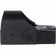 OpticsPlanet Exclusive Red Dot Mini Reflex Sight, 5 MOA Dot, Black, 12132