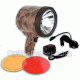 Optronics Illuma-Light 2,000,000 CP Rechargeable Spotlight Camo PR-205R w/ Red and Amber Lenses