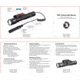 Osprey Global LED Tactical Rifle Flashlight, 2x ICR 16340, 600 Lumens, Black, FL-OSP-600
