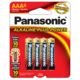 Panasonic Aklaline Size AAA Plus Power Batteries - Pack of 8, AM-4PA/8B