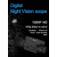 Pard Night Vision Rifle Scope, 6.5x-12x, 30fps, 2592x1944, 1920x1080, Black, NV-008LRF