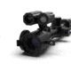 PARD Optics DS35 Day and Night Vision Rifle Scope, Laser Range Finder, 5.6x70mm, 940nm IR, 2560x1440 px, Multiple Reticles, Black, DS35-70RF-940