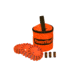 Powerflare PF-200 Softpack,  3 Safety Lights,Infrared LED,Orange Bag,3 Batteries, Orange Shell SP3O-I-O
