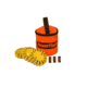 Powerflare PF-200 Softpack,  3 Safety Lights,Infrared LED,Orange Bag,3 Batteries, Yellow Shell SP3O-I-Y