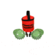 Powerflare PF-200 Softpack,  4 Safety Lights,Infrared LED,Red Bag,4 Batteries, Olive Drab Shell SP4R-I-OD