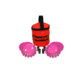 Powerflare PF-200 Softpack,  4 Safety Lights,Infrared LED,Red Bag,4 Batteries, Hot Pink Shell SP4R-I-HP