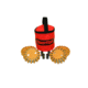 Powerflare PF-200 Softpack,  4 Safety Lights,Infrared LED,Red Bag,4 Batteries, Orange Shell SP4R-I-O