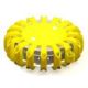 PowerFlare PF-200R Recharge. Safety Light Kit, 6Pk, Yellow, Red/Blue LED, HD Magnetic Base, w/ CR123