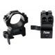 Presma 1in Quick Release Medium Profile Scope Rings for Picatinny/Weaver Rails, Black, PRWG020