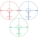 Presma 4x40 EX Professional Series Precision Scope, 1 in, RGB RXR Reticle, Black, EX4X40L