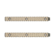 Q The Fix 1913 Picatinny Rail, 8.5in, 12 Mil, Clear Anodized, Black, ACC-FIX-TOPRAIL-8.5IN-12MIL