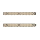 Q The Fix 1913 Picatinny Rail, 8.5in, 12 Mil, Clear Anodized, Black, ACC-FIX-TOPRAIL-8.5IN-12MIL