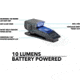 Quiqlite Pro Hands Free Pocket Concealable Flashlight 10 - 20 Lumens, Blue/white - Q-PROBW