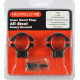 Redfield Mounts .22 Cal Rimfire Steel Rifle Scope Rings - 1in, High, .22, Matte 47285