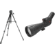 Redfield Rampage 20-60x80mm Angled Spotting Scope Kit, Black 114651 w/ OPMOD APT Limited Edition Tripod DS-690