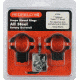 Redfield Ruger M77 Rifle Scope Steel Rings - 1in, Medium, Black - 47234