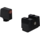 Rival Arms Inline Tritium Night Sights MOS Height, Orange Front Sight Color, Black, RA-RA4A231G