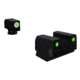 Rival Arms Tritium Night Sights Tritium Green with White Outline, Black, RA-RA2B231S