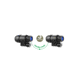 RIX RNV-14 1x25mm Night Vision Monocula rwith White Tubes 1800 FOM, Black, Small, RNV14W18