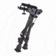 Rudolph Optics 9in.-13in. Black Aluminum Swivel Pivot Bipod, Black 6009880275151