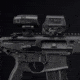 SIG SAUER Romeo 8T-AMR Red Dot Sight Combo Kit, 1x40mm/3x22mm, QBCD 2.0 Reticle, Black, SORJ8T101