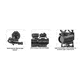 SIG SAUER Romeo-MSR 1x20mm Compact Red Dot Sight and Juliet5 5x Micro Magnifier Combo, Black, SORJ72501