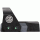 Sig Romeo 1 1x30 Mini Reflex Sight w/M1913 Rail Interface, Graphite SOR11002
