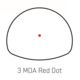 SIG SAUER Romeo3 MAX 1x30mm Red Dot Sight, 3 MOA Dot Reticle, Aircraft Grade Aluminum, Black, SOR31003