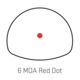 DEMO, SIG SAUER Romeo3 MAX 1x30mm Red Dot Sight, 6 MOA Dot Reticle, Aircraft Grade Aluminum, Black, SOR32003