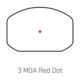 SIG SAUER Romeo3 XL 1x35mm Red Dot Sight, 3 MOA Dot Reticle, Aircraft Grade Aluminum, Black, SOR31004