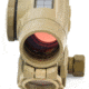 SIG SAUER Romeo4T Red Dot Sight, Ballistic Circle Dot, Solar, 0.5 MOA Adjustable, Side Battery, Hex Bolt Mount, Spacer, Flat Dark Earth, Medium, SOR43131