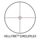 SIG SAUER Whiskey5 1-5x20 1in Tube Hunting Rifle Scope w/CirclePlex Illuminated Fiber Dot Reticle, Graphite SOW51002
