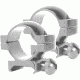 Simmons Rifle Scope 1in Rings, Medium, Silver 49166