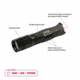 Smith &amp; Wesson Galaxy Pro CREE LED Tactical Flashlight, Black body/White LED 110236